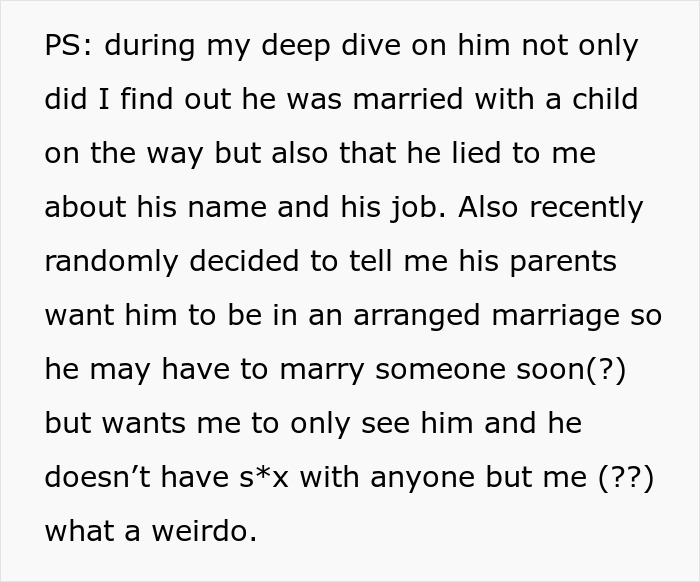 25YO Woman Realizes 39YO BF Is A Cheater, Worries About Telling His Pregnant Wife The Truth
