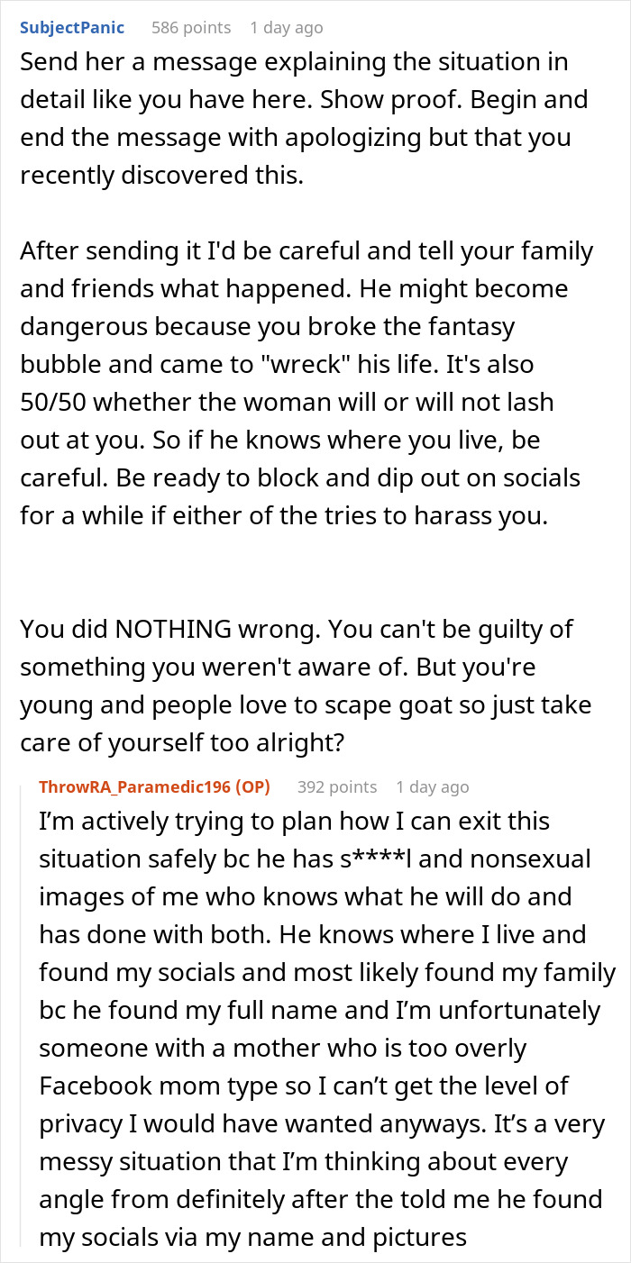 25YO Woman Realizes 39YO BF Is A Cheater, Worries About Telling His Pregnant Wife The Truth