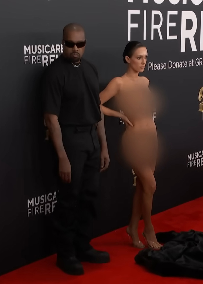 Kanye Appears To Break The Rules To Expose Bianca Censori In Most Risqué Outfit Since Grammys Scandal Kanye Appears To Break The Rules To Expose Bianca Censori In Most Risqué Outfit Since Grammys Scandal