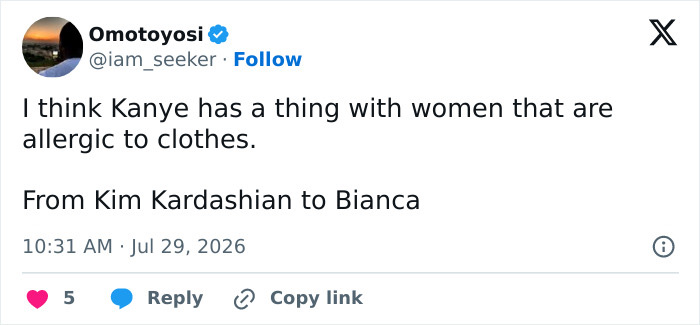 Kanye Appears To Break The Rules To Expose Bianca Censori In Most Risqué Outfit Since Grammys Scandal Kanye Appears To Break The Rules To Expose Bianca Censori In Most Risqué Outfit Since Grammys Scandal
