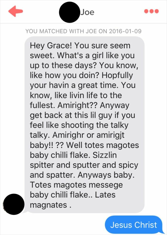 53 Tinder Texts That Expose The Crazy And Weird Ways People Date These Days