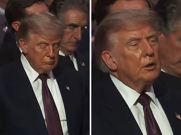 Trump’s Most Chaotic Moments From Lindsey Graham’s Funeral As He Appears To Fall Asleep After Mocking Senator