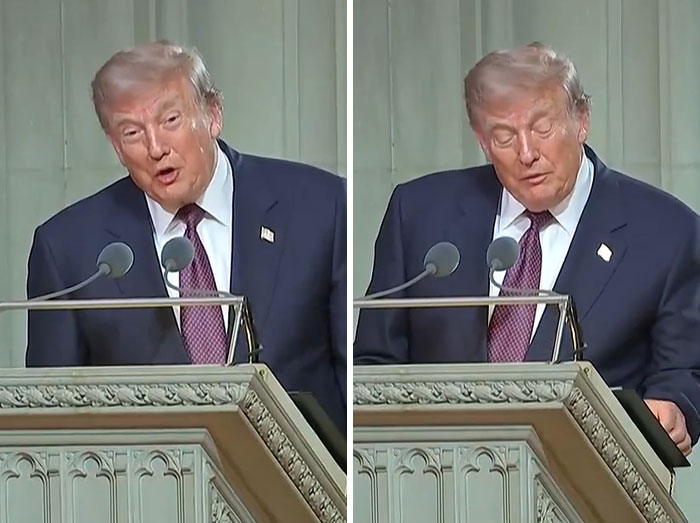 Trump’s Most Chaotic Moments From Lindsey Graham’s Funeral As He Appears To Fall Asleep After Mocking Senator