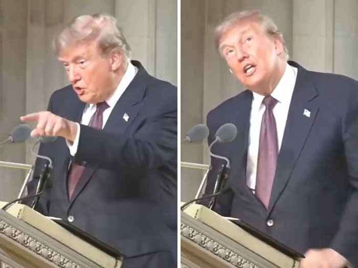 Trump’s Most Chaotic Moments From Lindsey Graham’s Funeral As He Appears To Fall Asleep After Mocking Senator