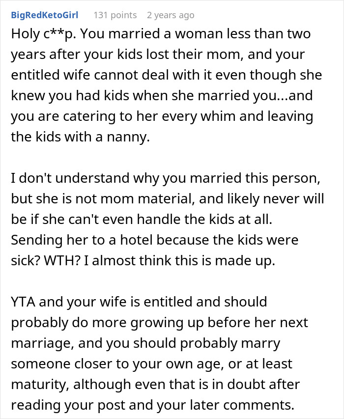 Dad Hires A Nanny Because His New Wife Can’t Handle His Kids
