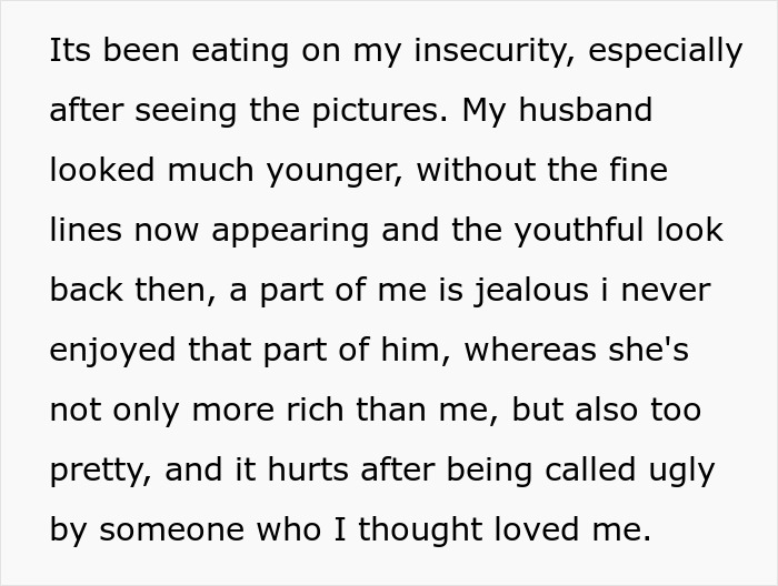 Woman Has To Look At Husband&rsquo;s Old Pics With Ex, But What She Overhears Next Makes It Worse