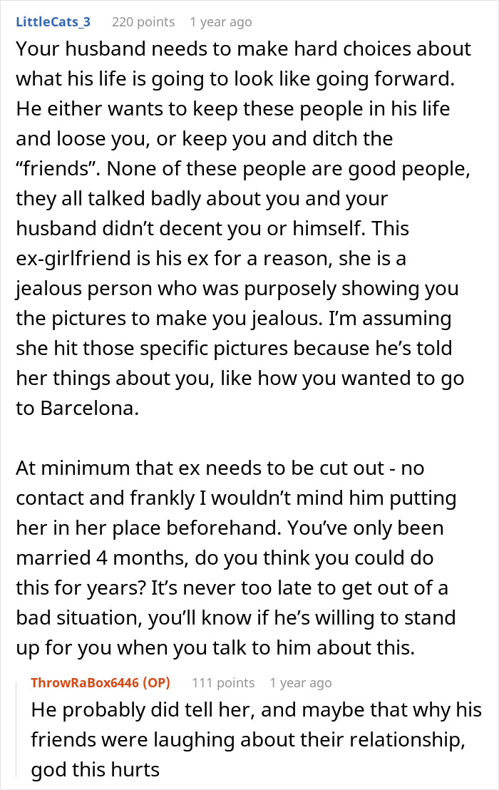 Woman Has To Look At Husband&rsquo;s Old Pics With Ex, But What She Overhears Next Makes It Worse