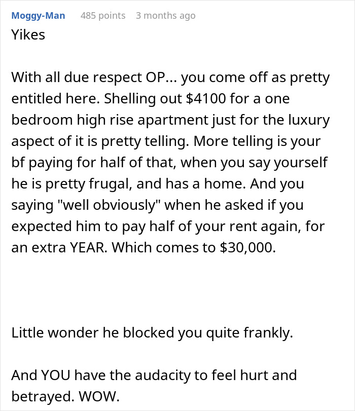 Man Blocks Girlfriend Everywhere After She Makes A Horrible Financial Decision: “This Can’t Be Real” Man Blocks Girlfriend Everywhere After She Makes A Horrible Financial Decision: “This Can’t Be Real”