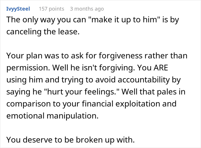 Man Blocks Girlfriend Everywhere After She Makes A Horrible Financial Decision: “This Can’t Be Real” Man Blocks Girlfriend Everywhere After She Makes A Horrible Financial Decision: “This Can’t Be Real”