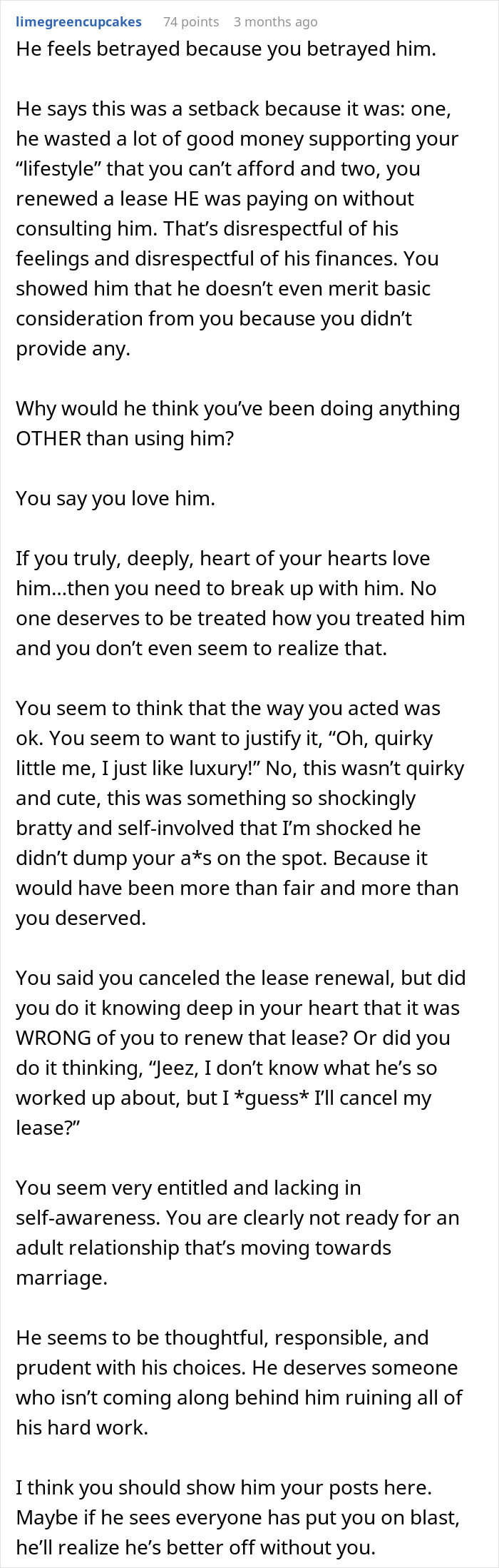 Man Blocks Girlfriend Everywhere After She Makes A Horrible Financial Decision: “This Can’t Be Real” Man Blocks Girlfriend Everywhere After She Makes A Horrible Financial Decision: “This Can’t Be Real”