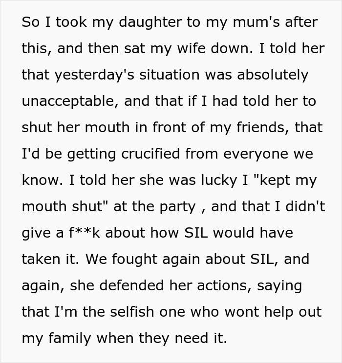Man Doesn&rsquo;t Defend Himself When Wife Humiliates Him In Front Of Friends But Decides It Will Be The Last Time