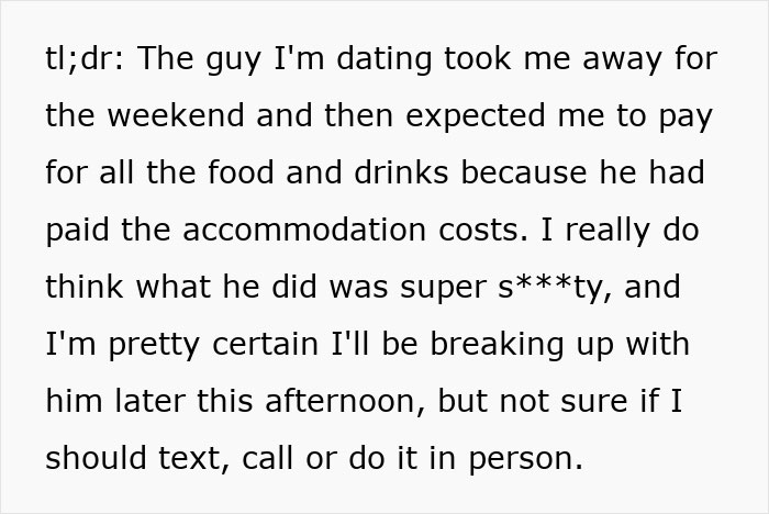 “Lesson Learned”: Woman Ends Things Before They Even Officially Start After One Trip With BF “Lesson Learned”: Woman Ends Things Before They Even Officially Start After One Trip With BF