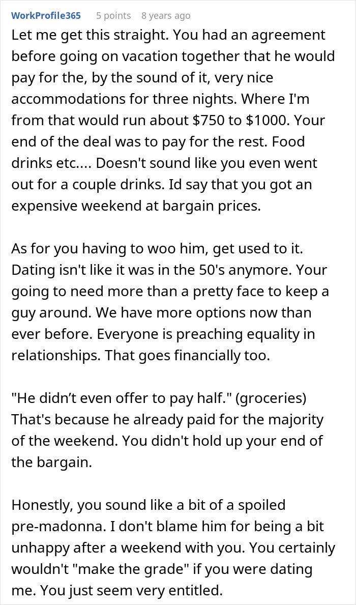 “Lesson Learned”: Woman Ends Things Before They Even Officially Start After One Trip With BF “Lesson Learned”: Woman Ends Things Before They Even Officially Start After One Trip With BF