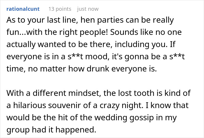 Bride Wanted A Perfect Bachelorette, Got Family Drama, Screaming Matches And A Missing Tooth Bride Wanted A Perfect Bachelorette, Got Family Drama, Screaming Matches And A Missing Tooth