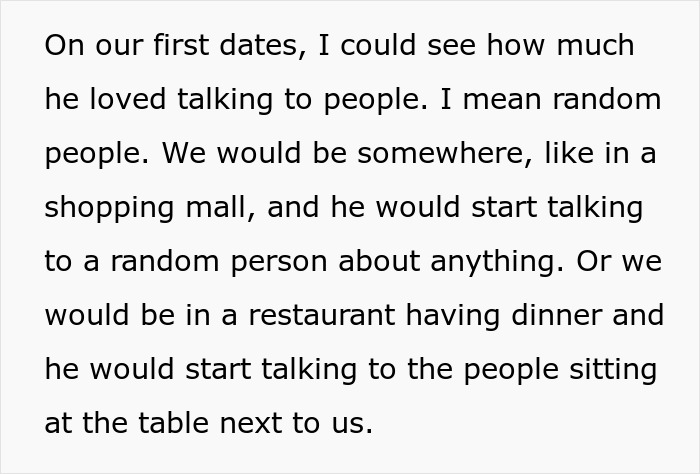 Woman Sick Of “Talkative” Fianc&eacute; Who Craves Strangers’ Attention, Calls It Quits And Moves Out