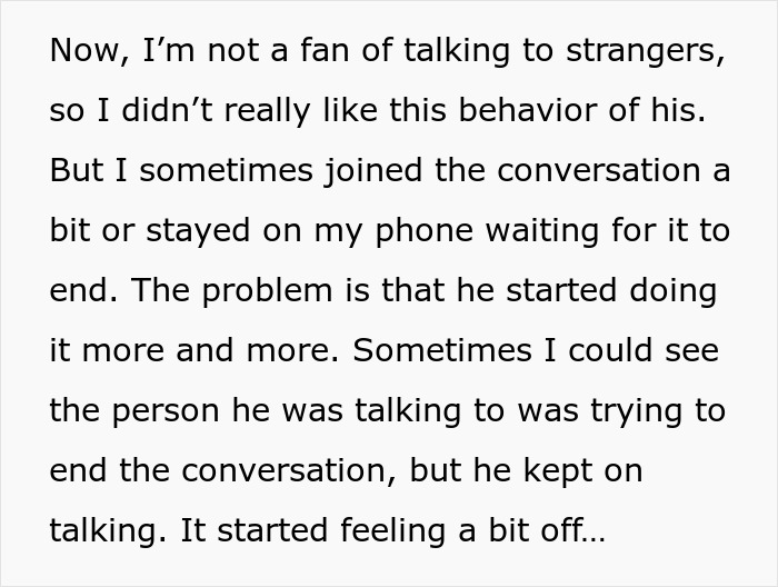 Woman Sick Of “Talkative” Fianc&eacute; Who Craves Strangers’ Attention, Calls It Quits And Moves Out