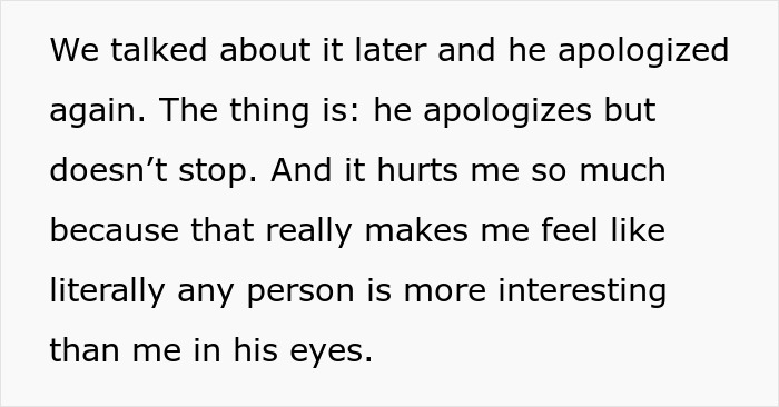 Woman Sick Of “Talkative” Fianc&eacute; Who Craves Strangers’ Attention, Calls It Quits And Moves Out