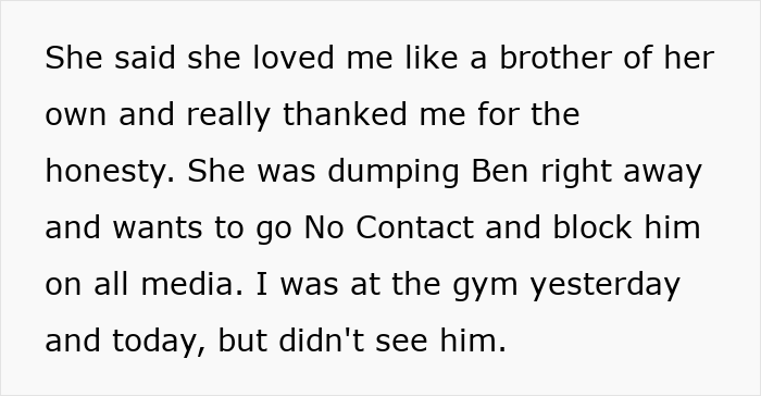 Guy Exposed As A Chronic Cheater, Can’t Understand Why Gym Buddy Said Goodbye To Their Friendship Guy Exposed As A Chronic Cheater, Can’t Understand Why Gym Buddy Said Goodbye To Their Friendship
