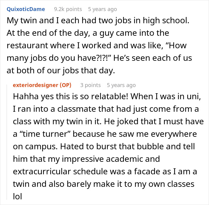 Woman Forgets She Has An Identical Twin, Nearly Pepper-Sprays The Guy Who Mistakes Her For Her Sis Woman Forgets She Has An Identical Twin, Nearly Pepper-Sprays The Guy Who Mistakes Her For Her Sis