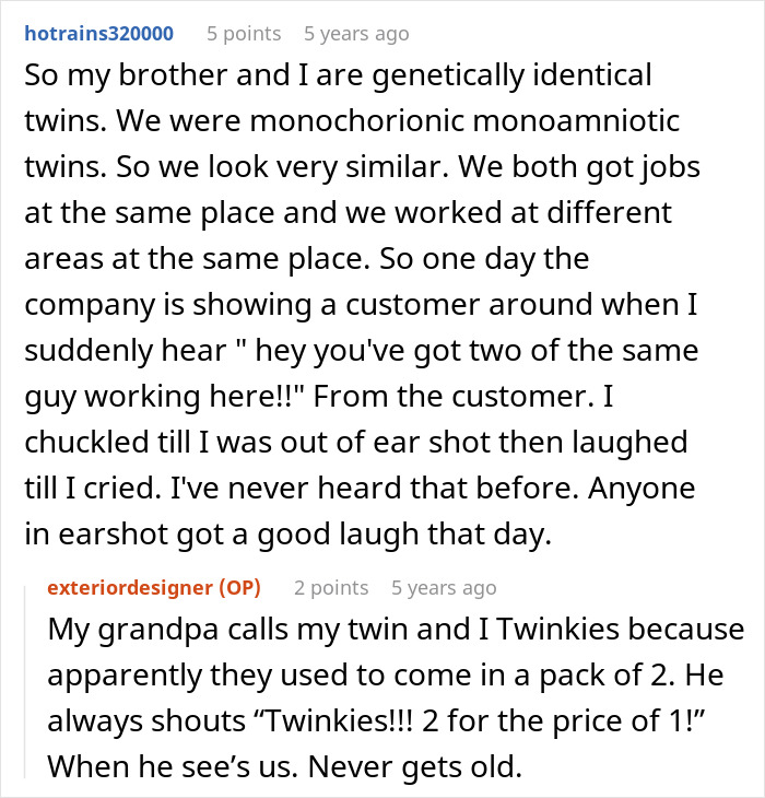Woman Forgets She Has An Identical Twin, Nearly Pepper-Sprays The Guy Who Mistakes Her For Her Sis Woman Forgets She Has An Identical Twin, Nearly Pepper-Sprays The Guy Who Mistakes Her For Her Sis