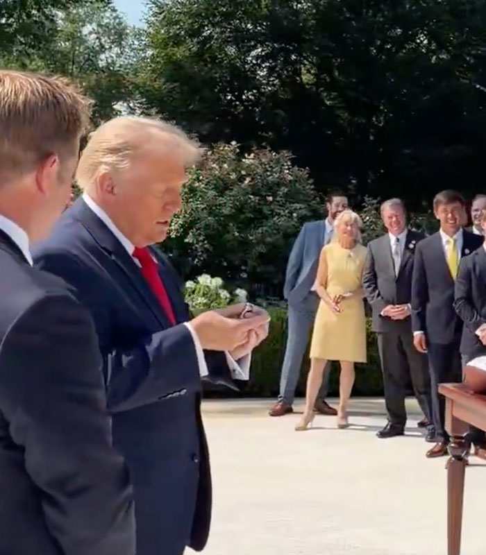 “Kindergartener” Trump Tries To Slip Away With Another Award He Didn’t Win: “Nothing He Won’t Try To Steal”