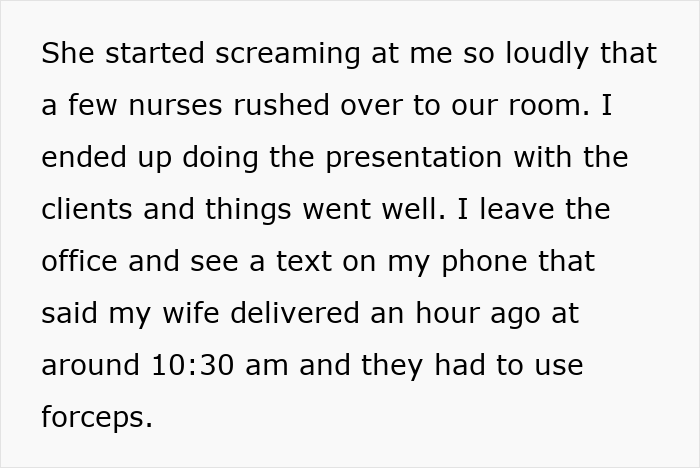 Husband Complains About Wife Squeezing His Hand Too Hard During Labor, Leaves To Get Some Rest Husband Complains About Wife Squeezing His Hand Too Hard During Labor, Leaves To Get Some Rest