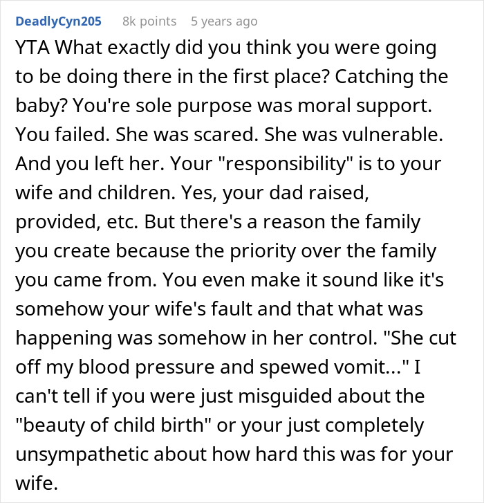 Husband Complains About Wife Squeezing His Hand Too Hard During Labor, Leaves To Get Some Rest Husband Complains About Wife Squeezing His Hand Too Hard During Labor, Leaves To Get Some Rest