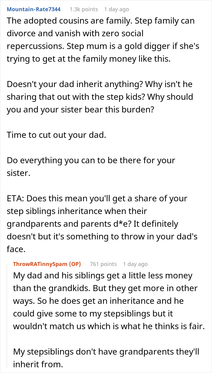 Greedy Dad Decides To Ruin His Relationship With Bio Kids Over Inheritance To Make Stepkids Happy Greedy Dad Decides To Ruin His Relationship With Bio Kids Over Inheritance To Make Stepkids Happy