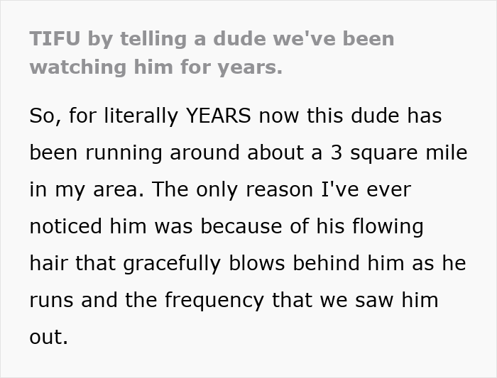 Fam Turn Jogger Into Their Own Celeb, Freak Him Out By Saying They’ve Been Watching Him For Years