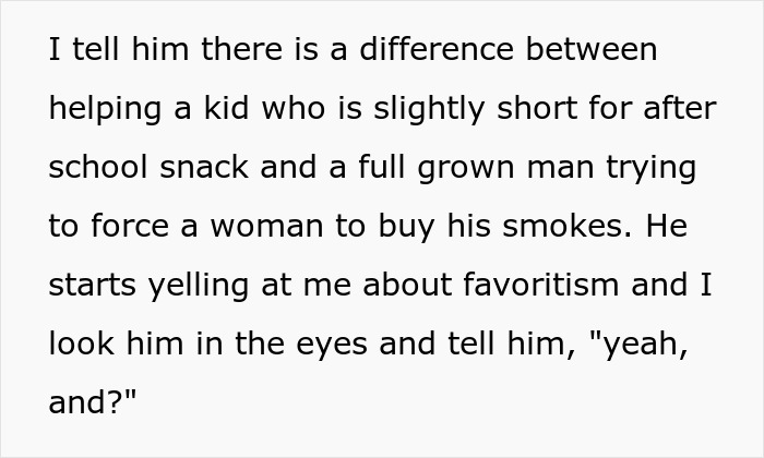 Man Yells At Pregnant Cashier Over A Kind Gesture To A Kid, Customers Respond With A Wholesome “Snack Fund” Man Yells At Pregnant Cashier Over A Kind Gesture To A Kid, Customers Respond With A Wholesome “Snack Fund”
