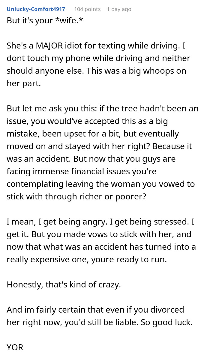 Woman Destroys Her And Her Husband’s Future Over A Text That Could’ve Waited Woman Destroys Her And Her Husband’s Future Over A Text That Could’ve Waited