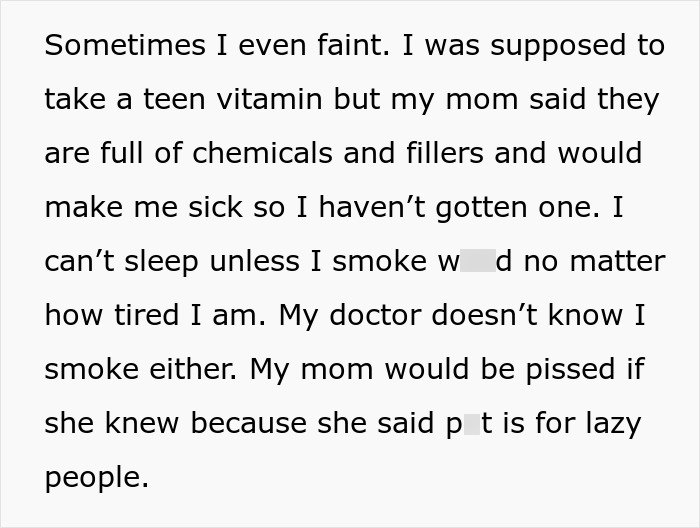 Teen Escapes Controlling Mom And Learns Everything She Was Told About Her Own Body Was A Lie Teen Escapes Controlling Mom And Learns Everything She Was Told About Her Own Body Was A Lie