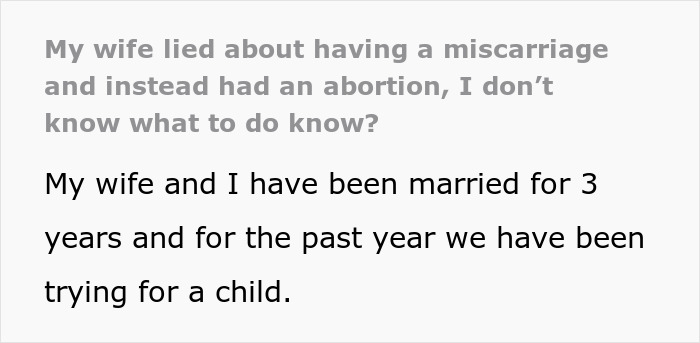 Couple Try For A Baby And Are Overjoyed When It Happens, Man Crushed As Wife Later Secretly Ends It Couple Try For A Baby And Are Overjoyed When It Happens, Man Crushed As Wife Later Secretly Ends It
