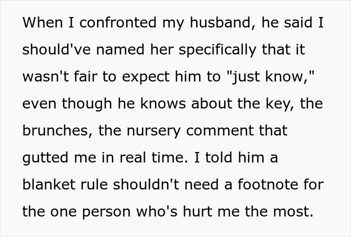Wife Sets “Nobody Comes Over” Rule After Miscarriage, Hubby Thinks It Doesn’t Apply To His Mommy Wife Sets “Nobody Comes Over” Rule After Miscarriage, Hubby Thinks It Doesn’t Apply To His Mommy