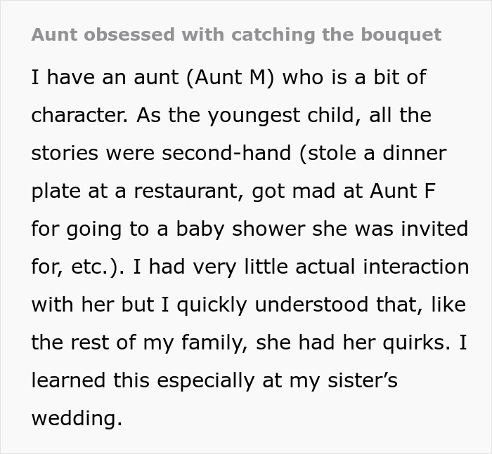 Woman Is So Desperate For A Husband That She Does Everything To “Win” The Wedding Bouquet Toss