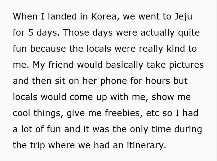 Woman Vexed After Bestie Lures Her To Korea With A Perfect Itinerary, Realizes It Was All Fibs Woman Vexed After Bestie Lures Her To Korea With A Perfect Itinerary, Realizes It Was All Fibs