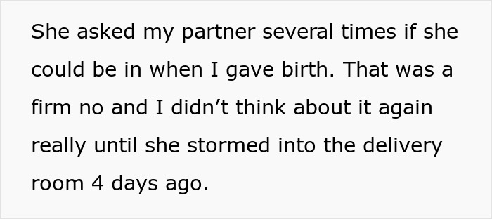 New Mom Feels Betrayed As MIL Forces Her Way Into Delivery Room, Husband Doesn’t Stop Her