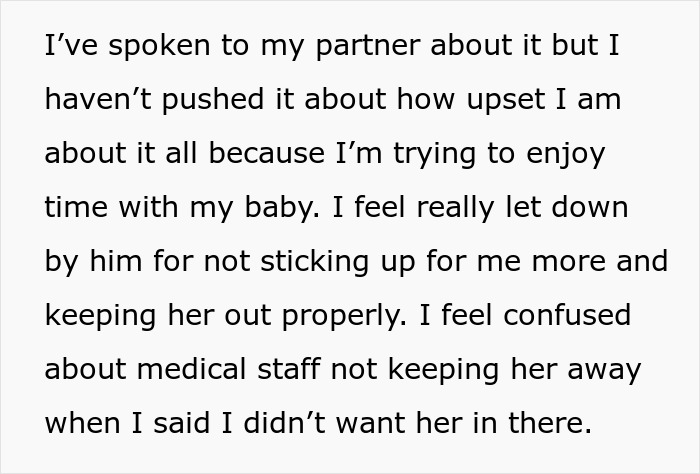 New Mom Feels Betrayed As MIL Forces Her Way Into Delivery Room, Husband Doesn’t Stop Her