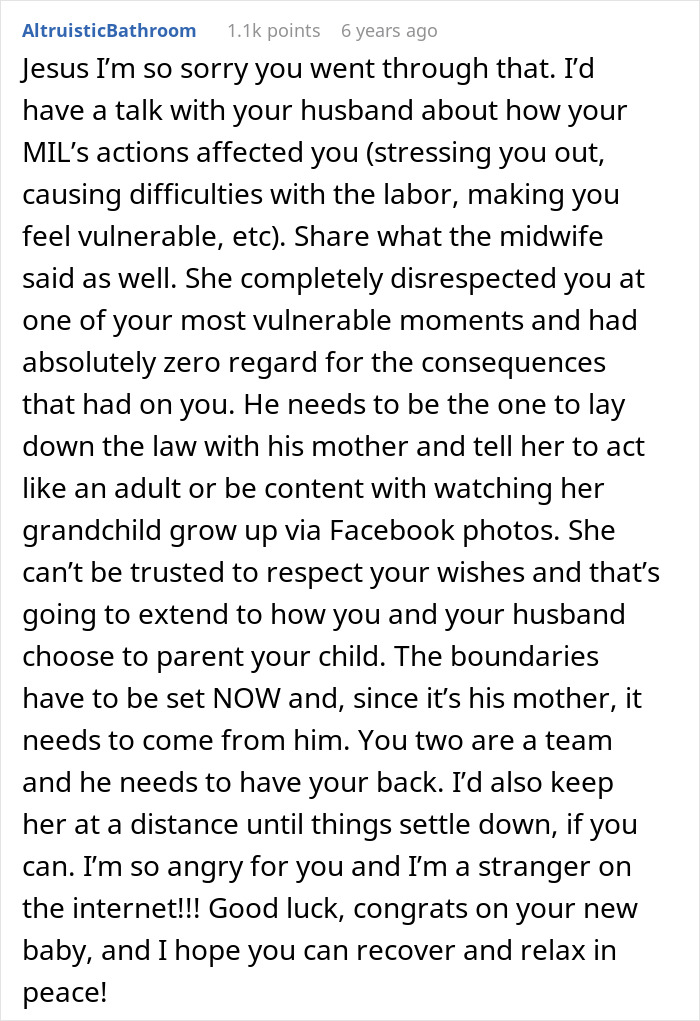 New Mom Feels Betrayed As MIL Forces Her Way Into Delivery Room, Husband Doesn’t Stop Her