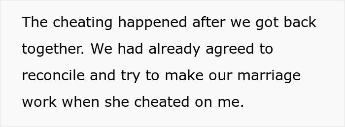 Cheating Wife Says The Affair Is Over, But Refuses To Cut Contact With The Other Man Anyway Cheating Wife Says The Affair Is Over, But Refuses To Cut Contact With The Other Man Anyway