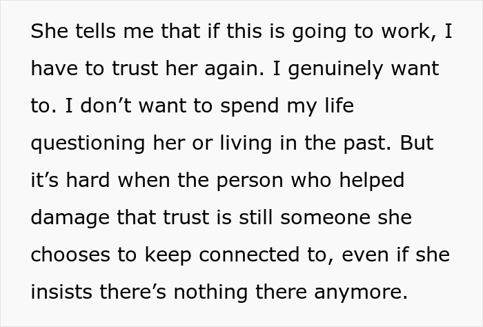 Cheating Wife Says The Affair Is Over, But Refuses To Cut Contact With The Other Man Anyway Cheating Wife Says The Affair Is Over, But Refuses To Cut Contact With The Other Man Anyway