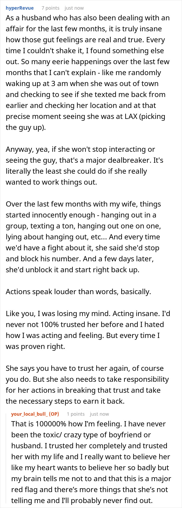 Cheating Wife Says The Affair Is Over, But Refuses To Cut Contact With The Other Man Anyway Cheating Wife Says The Affair Is Over, But Refuses To Cut Contact With The Other Man Anyway