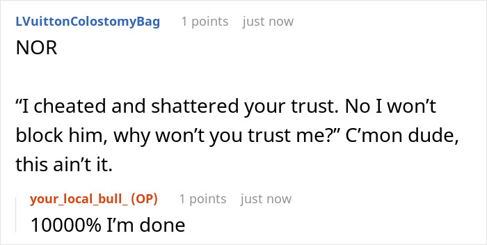 Cheating Wife Says The Affair Is Over, But Refuses To Cut Contact With The Other Man Anyway Cheating Wife Says The Affair Is Over, But Refuses To Cut Contact With The Other Man Anyway