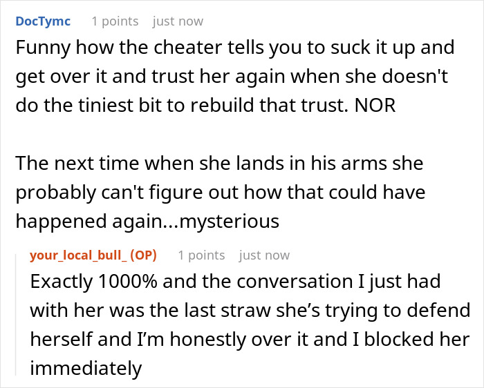 Cheating Wife Says The Affair Is Over, But Refuses To Cut Contact With The Other Man Anyway Cheating Wife Says The Affair Is Over, But Refuses To Cut Contact With The Other Man Anyway