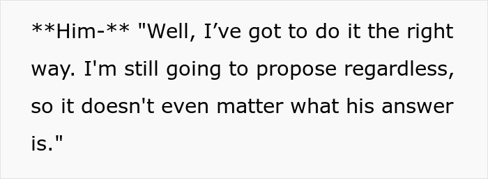 BF Refuses To Propose Without Her Estranged Father’s Blessing And His GF Wonders Who She Is Dating