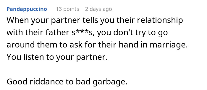 BF Refuses To Propose Without Her Estranged Father’s Blessing And His GF Wonders Who She Is Dating