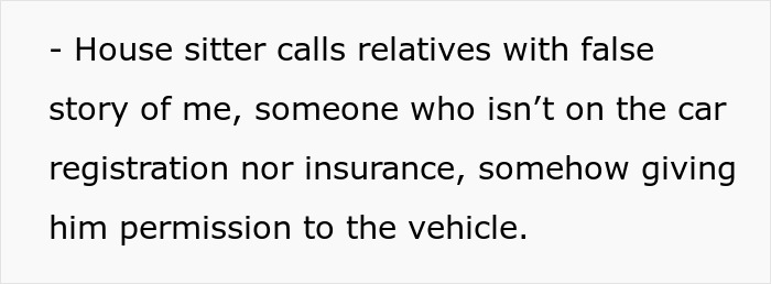 Couple Trust Their Home To A House Sitter While Abroad, End Up With A Crashed Car And A Lost Cat
