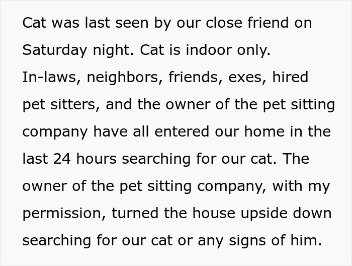 Couple Trust Their Home To A House Sitter While Abroad, End Up With A Crashed Car And A Lost Cat