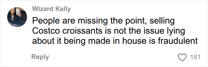 “Literal Robbery”: Woman Pays $12 For Croissant Only To Watch Costco Delivery Arrive While She’s Still Eating It “Literal Robbery”: Woman Pays $12 For Croissant Only To Watch Costco Delivery Arrive While She’s Still Eating It