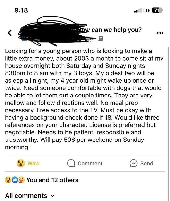 80 Entitled And Delusional Parents Who Thought Babysitting Their Kids Was A Privilege, Not A Job 80 Entitled And Delusional Parents Who Thought Babysitting Their Kids Was A Privilege, Not A Job